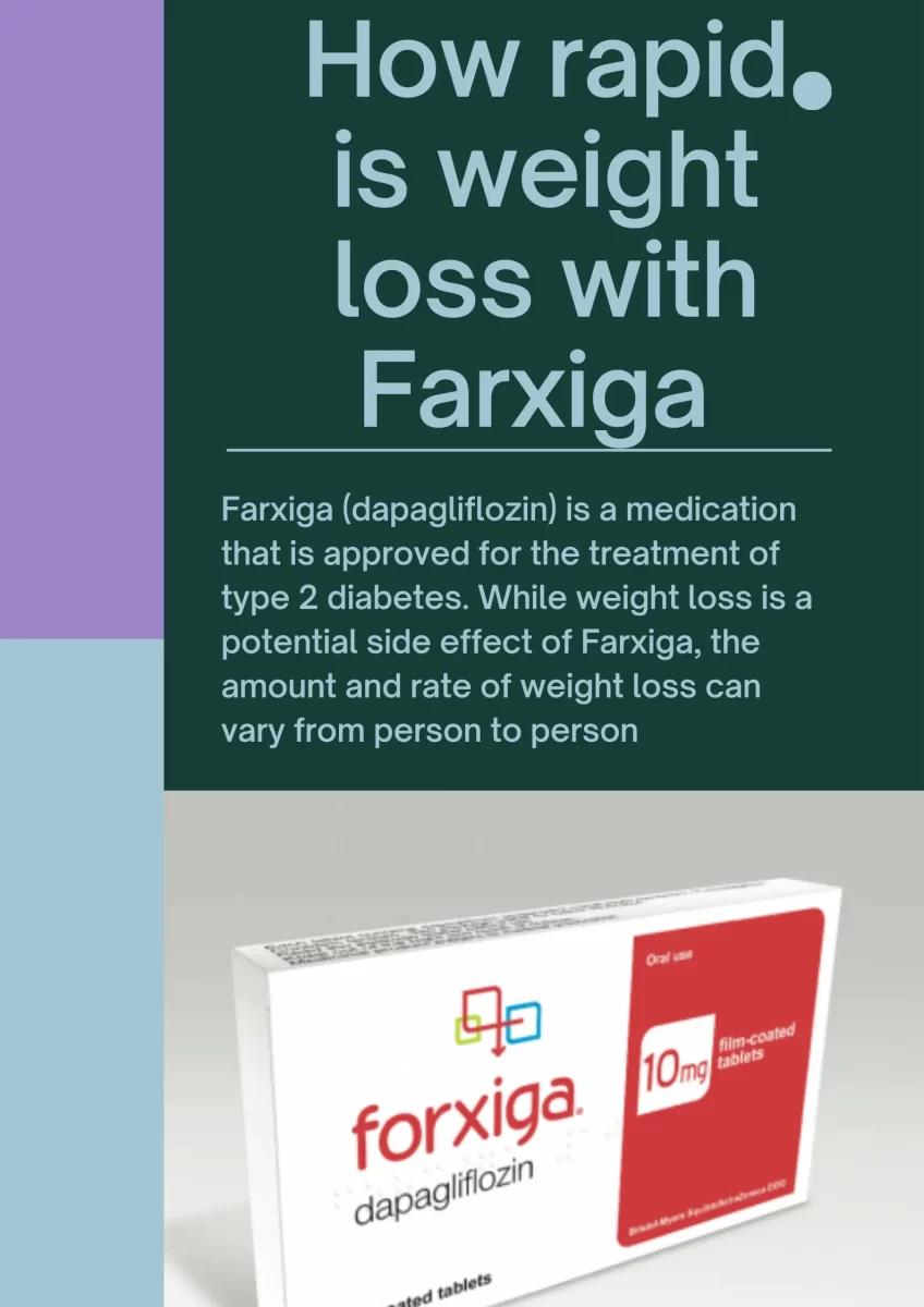 How rapid is weight loss with Farxiga 
