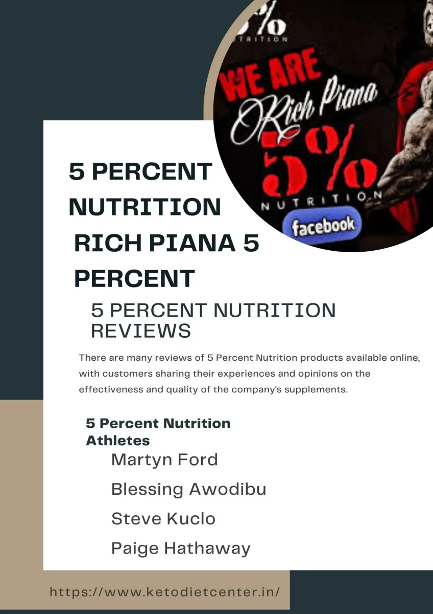5 percent nutrition infographic