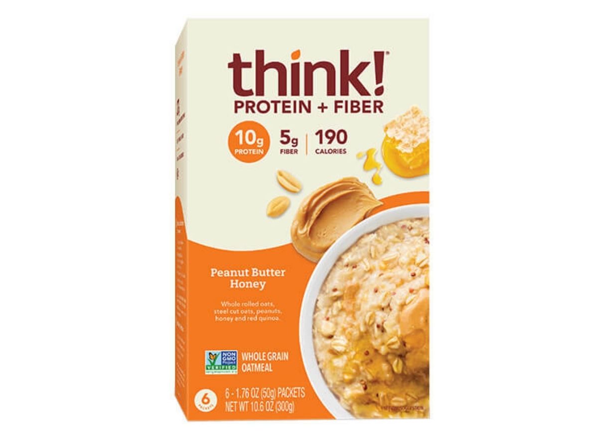 To think!  Honey Peanut Butter Instant Oatmeal